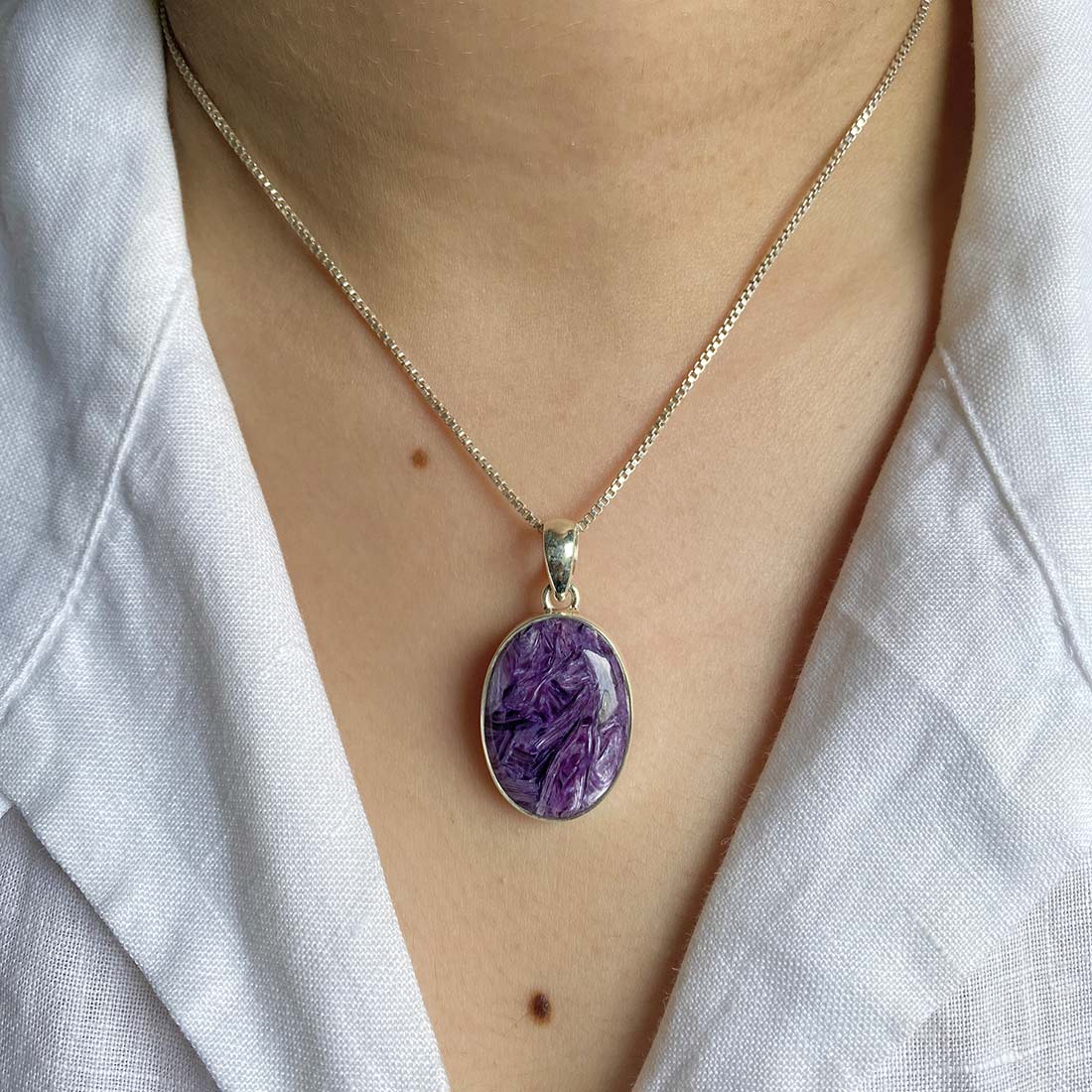 Charoite Pendant-(CHR-P-52.)